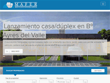 Tablet Screenshot of mafer.org